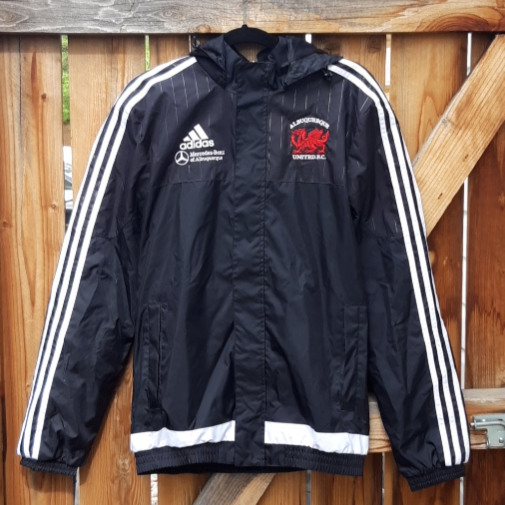 Adidas x Mercedes benz black windbreaker jacket S